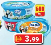 Igloo Ice Cream Mango / Strawberry / Vanill