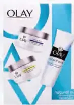 Olay Natural White Day Cream + Night Cream + Face Wash