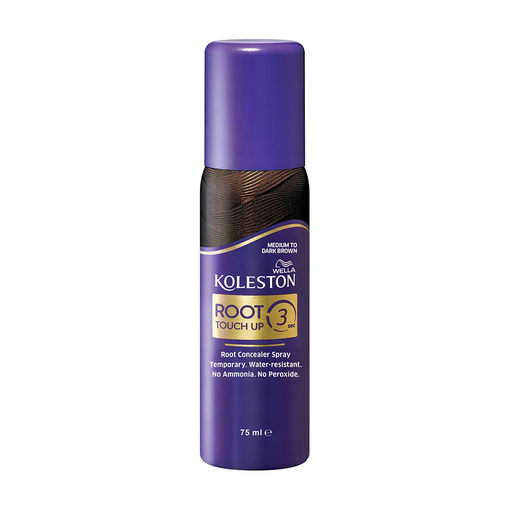 Wella سبراي تاتش أب للجذور بني متوسط إلى بني غامق R.Touchup