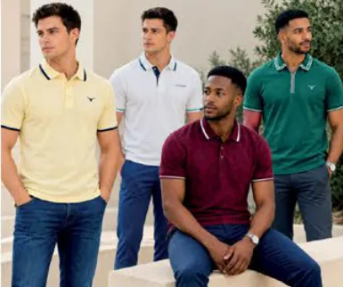 Antelopus Men’s Solid Polo T-Shirt Assorted