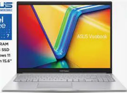 ASUS لابتوب Core 7، رام 16GB/SSD سعة 512GB، Windows 11