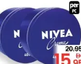 Nivea علبة كريم معدنية