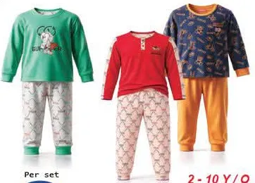Boy’s pajama set assorted Long Sleeve