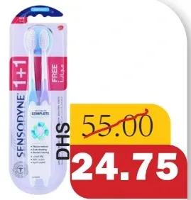 Sensodyne Advanced Complete Protection Toothbrush Soft - 2 Pcs