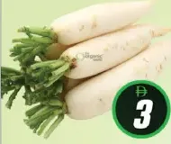 Radish (Mooli) With Leaf
