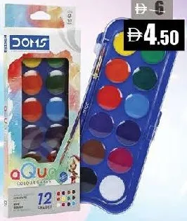 Doms Aqua Colour Cakes