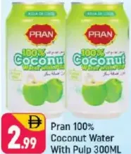 Pran ماء جوز الهند 100% مع اللب