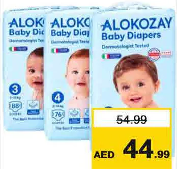 Alokozay Jumbo Baby Diapers Assorted