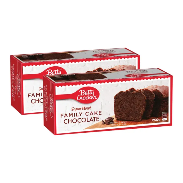 Betty Crocker Super Moist Chocolate Family Cake Value Pack