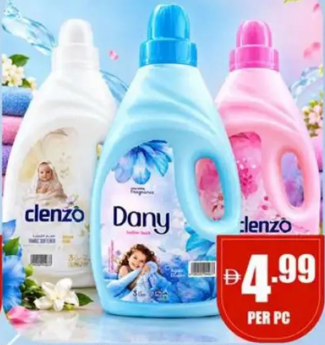 Clenzo/Dany Fabric Softner Assorted