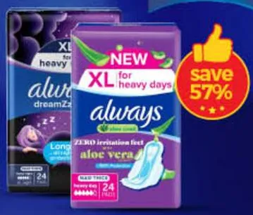 always Sanitary Pads Assorted