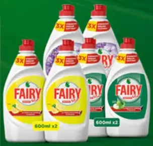 Fairy Dishwashing Liquid Plus Assorted