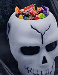 Halloween Skull Bucket