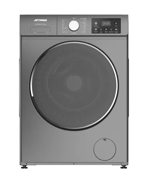Aftron غسالة تحميل أمامي بمحرك BLDC، 1200 RPM، 16 برنامج غسيل، رمادي AFWF8920FSI (ضمان العلامة لمدة 1 سنة)