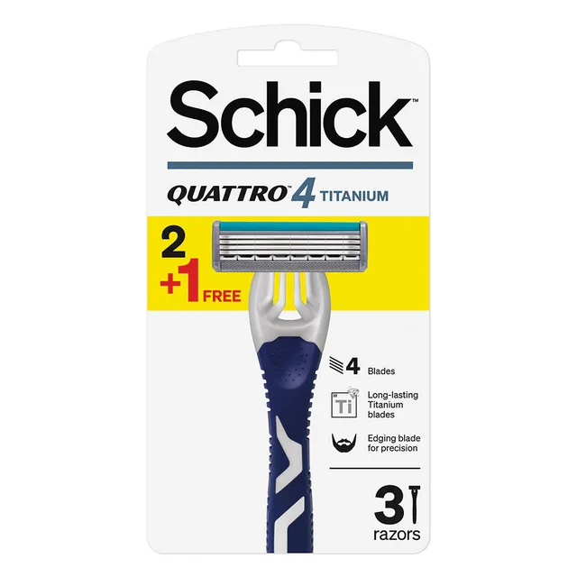 Schick Quattro Disposable 2+1 Free