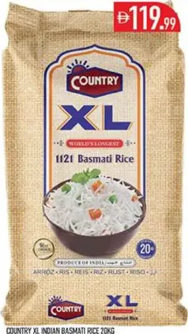 Country أرز بسمتي 1121 XL