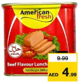American Fresh Beef Luncheon Meat