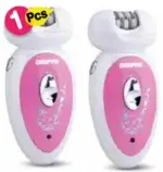 Geepas جهاز إزالة الشعر للنساء قابل لإعادة الشحن In 1 Gls 8679 2