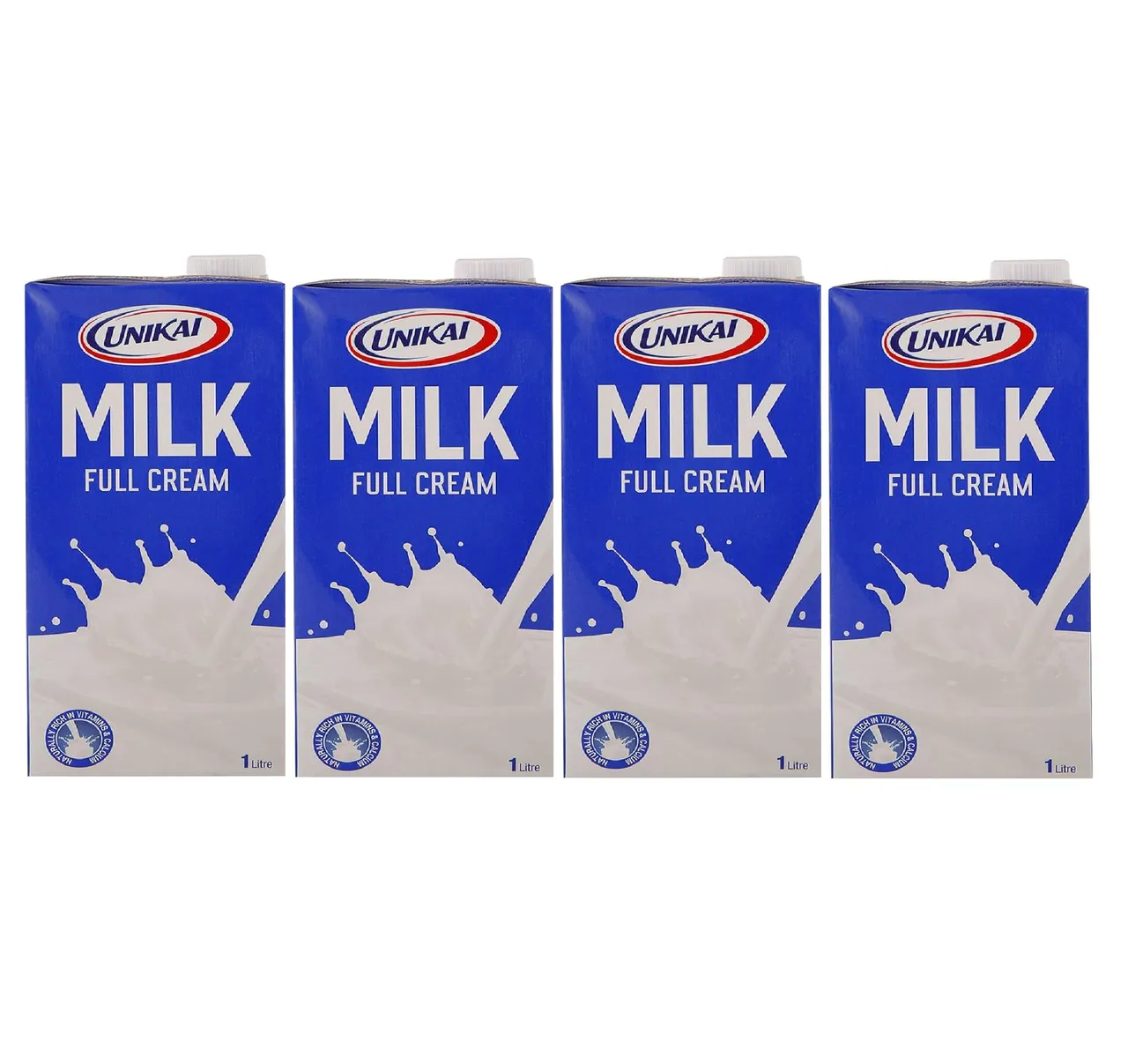 Unikai حليب كامل الدسم طويل الأمد حياتنا لتر