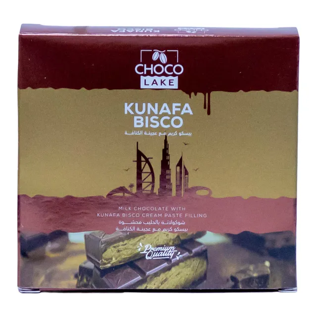Choco Lake Milk Chocolate Kunafa Bisco Bar