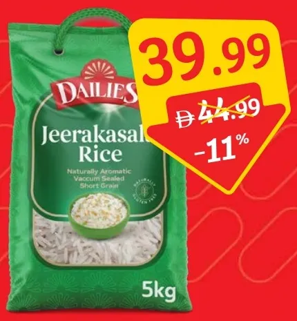 Dailies Jeerakasala Rice