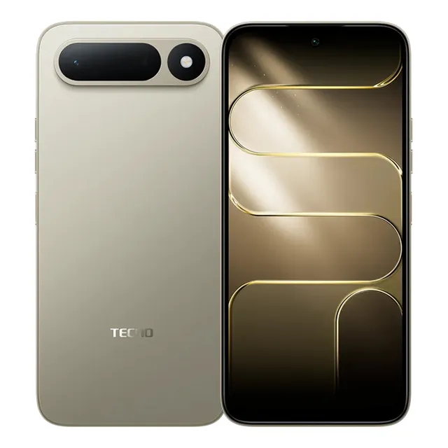 Tecno Spark 50 5G Smartphone, 8 GB RAM, 256 GB Storage, Champagne Gold
