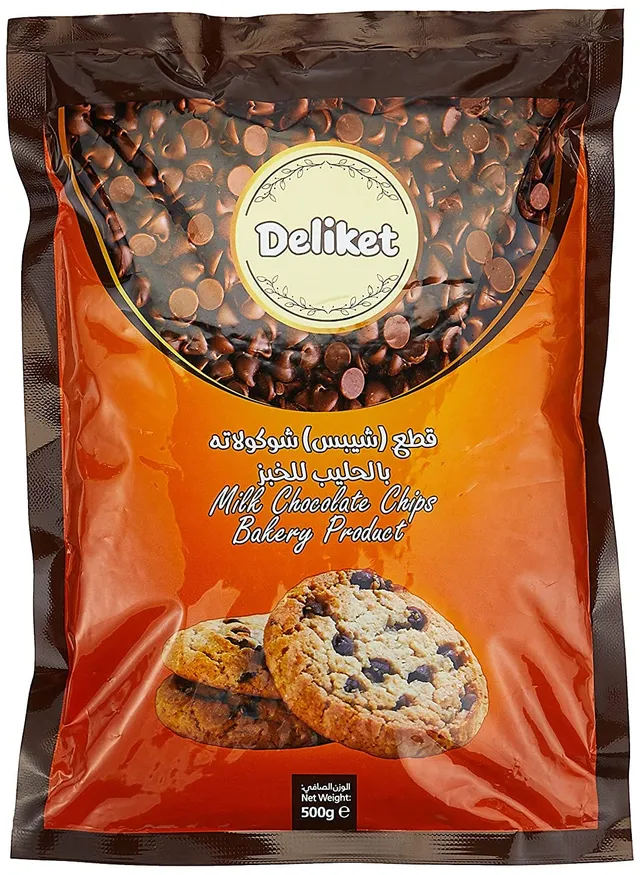 Deliket Milk Chocolate Chips Bag