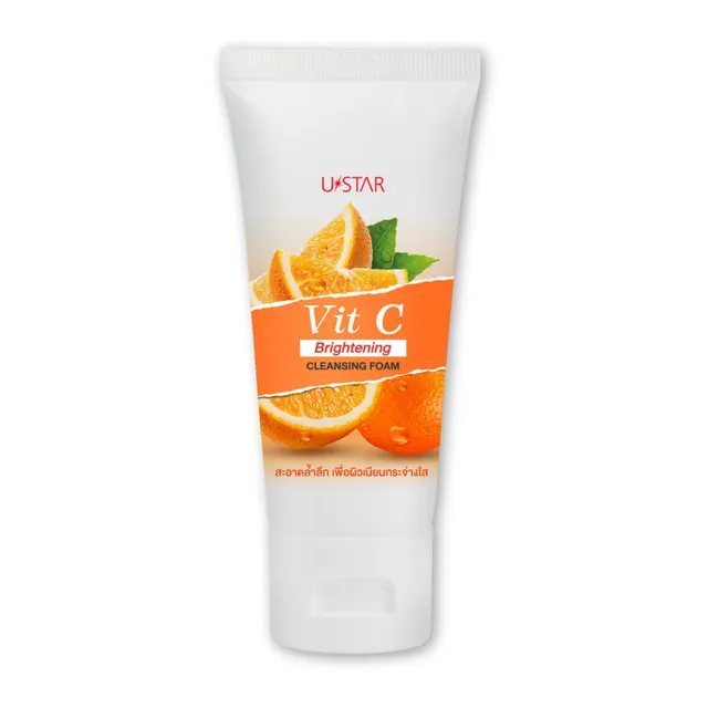 Ustar Vit C Brightening Cleansing Foam