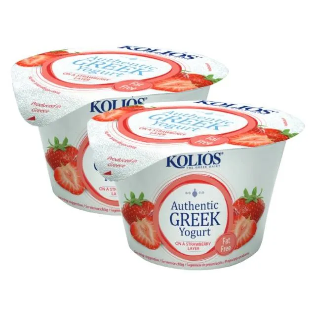 Kolios Greek Yoghurt Strawberry 0%
