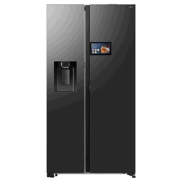samsung AI Side by Side Refrigerator, Black, RS90F64D1FA
