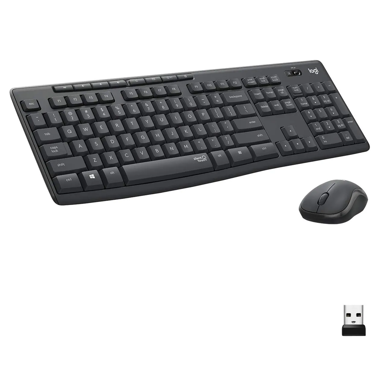 Logitech MK295 ماوس ولوحة مفاتيح لاسلكية