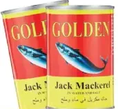 Golden Jack Mackerel In Water&Salt