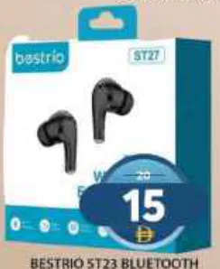 Bestrio سماعة أذن بلوتوث St23