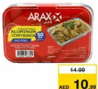 Arax Aluminium Container ALC 8389 Jumbo Offer Pack