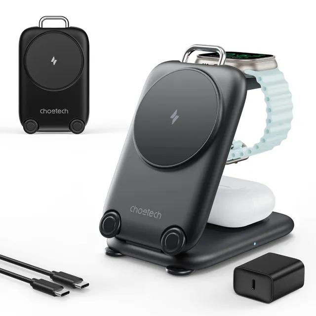 Choetech 3-in-1 15W Wireless Charging Stand, T816