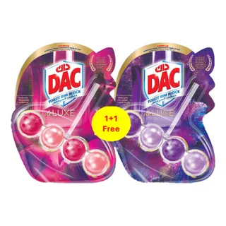 Dac Toilet Rim Block Deluxe Delicate Magnolia + Midnight Bouquet