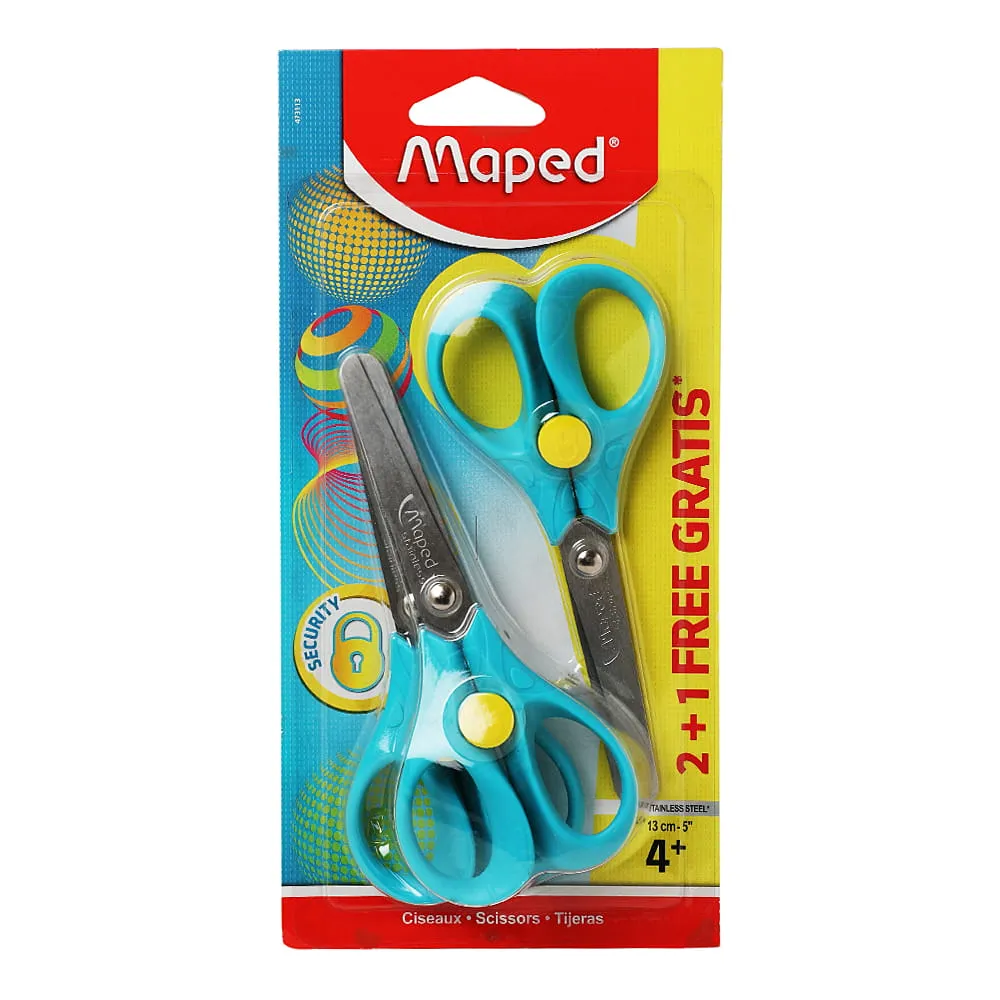 Maped مقصات أطفال 13cm - 3 pcs