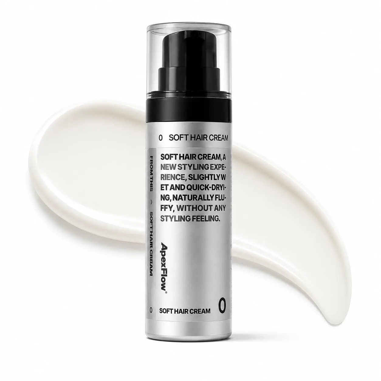Apexflow كريم تصفيف للشعر تثبيت ناعم وملمس طبيعي 1.76 oz