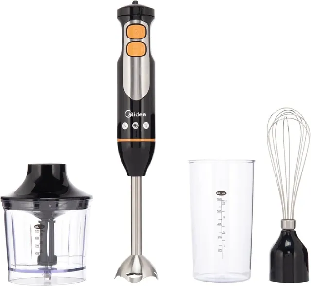 Midea 4-in-1 Hand Blender, 600W, MJ-BH6001W