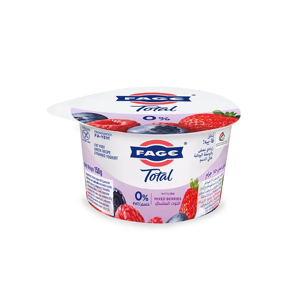 Fage Total زبادي بالتوت المشكل 0% دسم