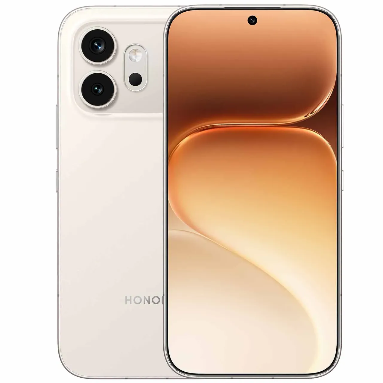 honor هاتف 600 الذكي، تخزين 256GB، أبيض ذهبي، بشريحتين، ذاكرة 12GB RAM ودعم 5G