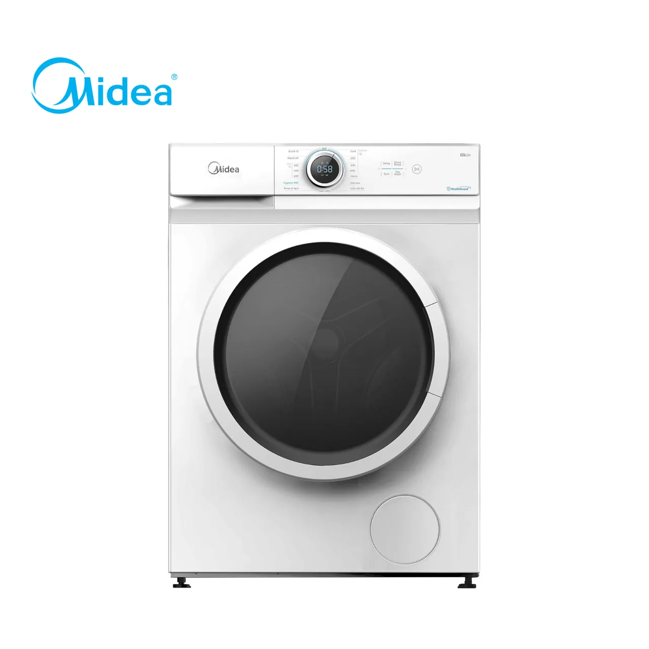 Midea غسالة تحميل أمامي جيباس