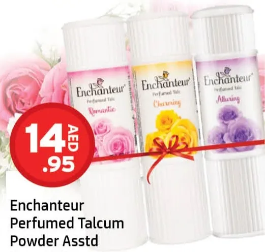 Enchanteur Perfumed Talcum Powder Assorted