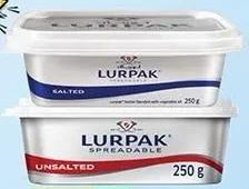 Lurpak Butter Spreadable Salted / Unsalted