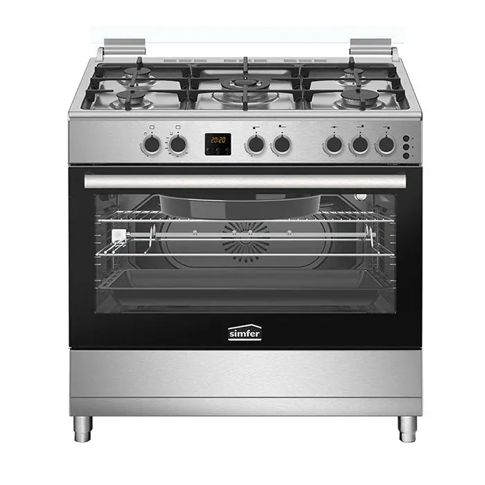 Simfer 90cm SMF9069GCH-N, 5 Burner Gas Cooker