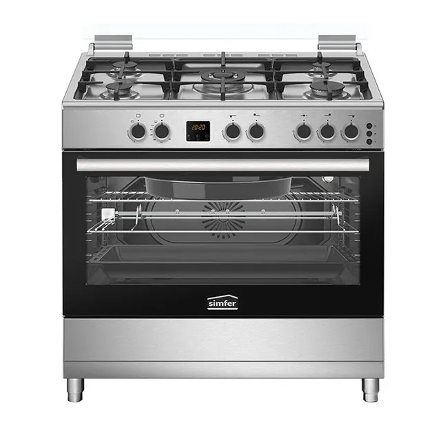 Simfer 90cm SMF9069GCH-N, 5 Burner Gas Cooker