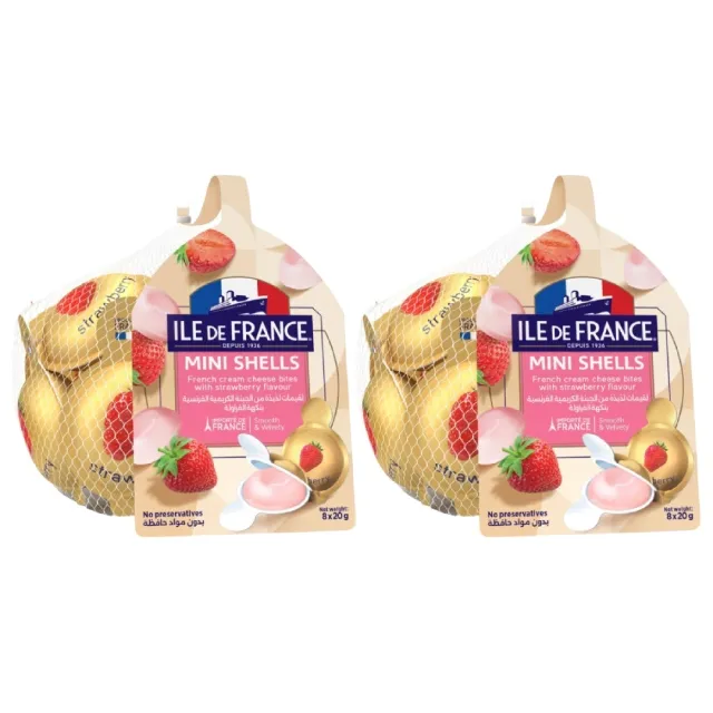Ile De France Mini Shells Cheese Strawberry