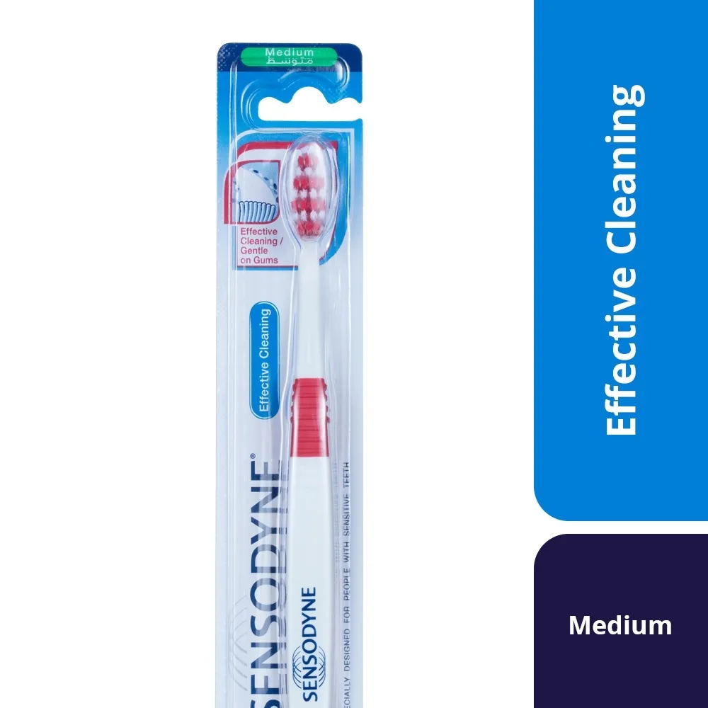 Sensodyne فرشاة أسنان تنظيف فعال - وسط