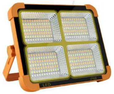 Akoya مصباح شمسي LED 1000W W7118