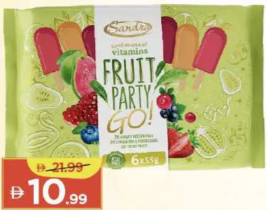 Sandra Fruity Party Go Mlt PK